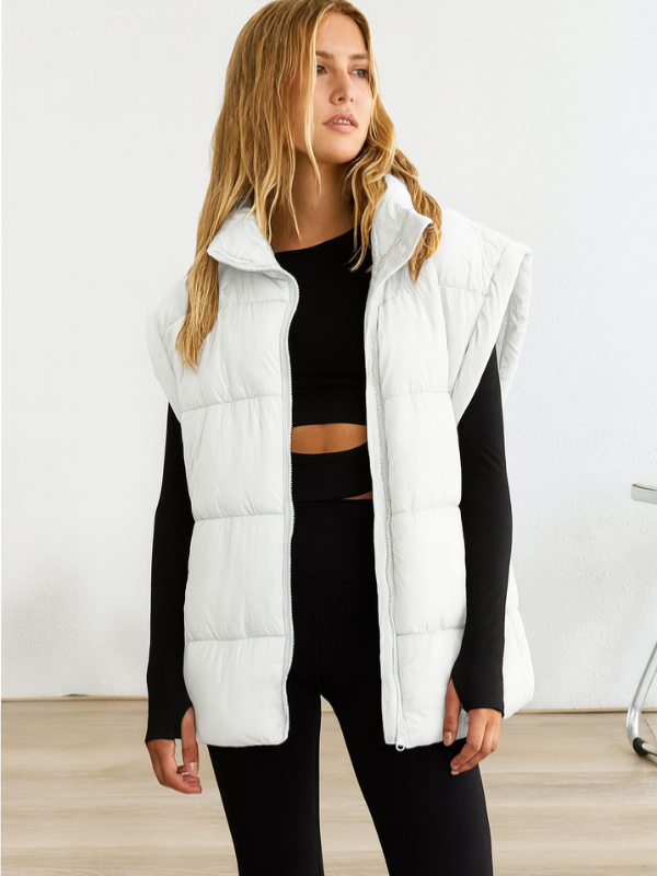 Modernes Wintergilet für Damen mit warmer Füllung