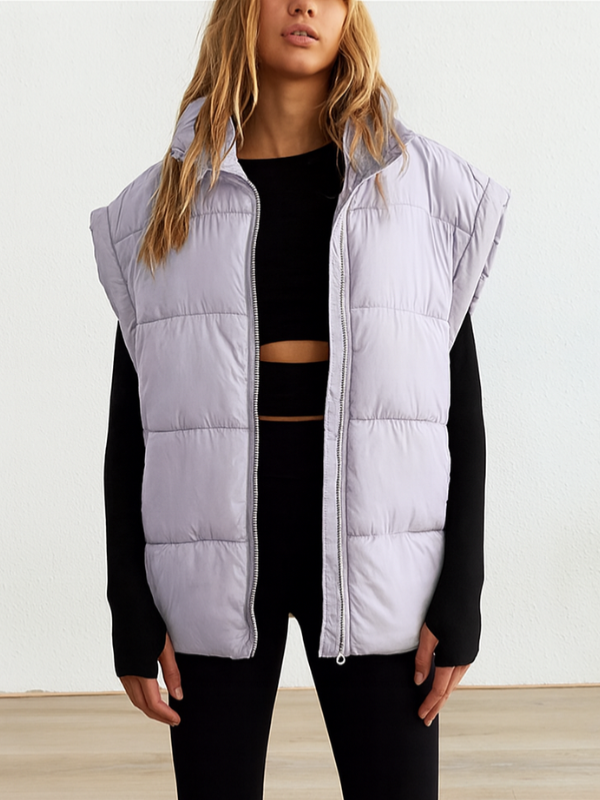 Modernes Wintergilet für Damen mit warmer Füllung