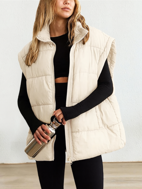 Modernes Wintergilet für Damen mit warmer Füllung