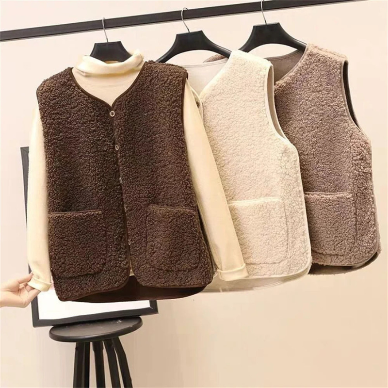 Elegantes Damen-Wollgilet ohne Ärmel