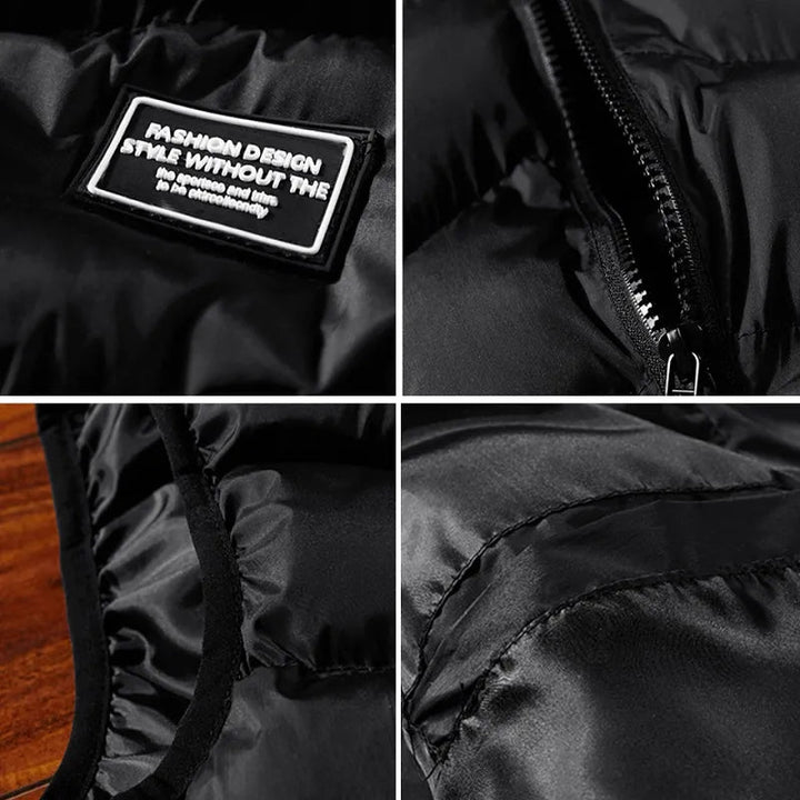 Gilet Imbottito Uomo Casual Senza Maniche per Comfort e Calore 6