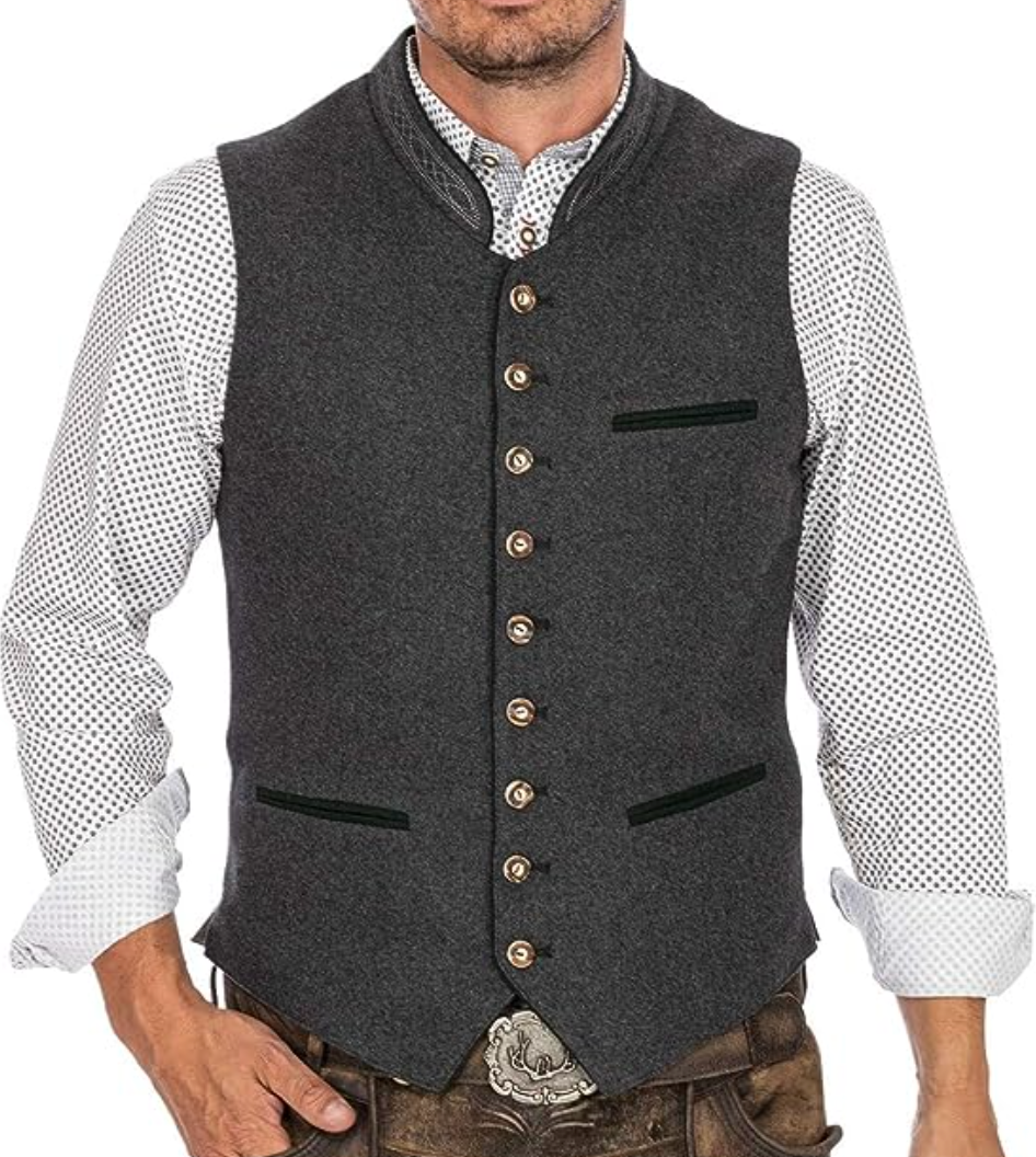 Gilet Uomo Tradizionale Elegante per Occasioni Formali e Informali 0