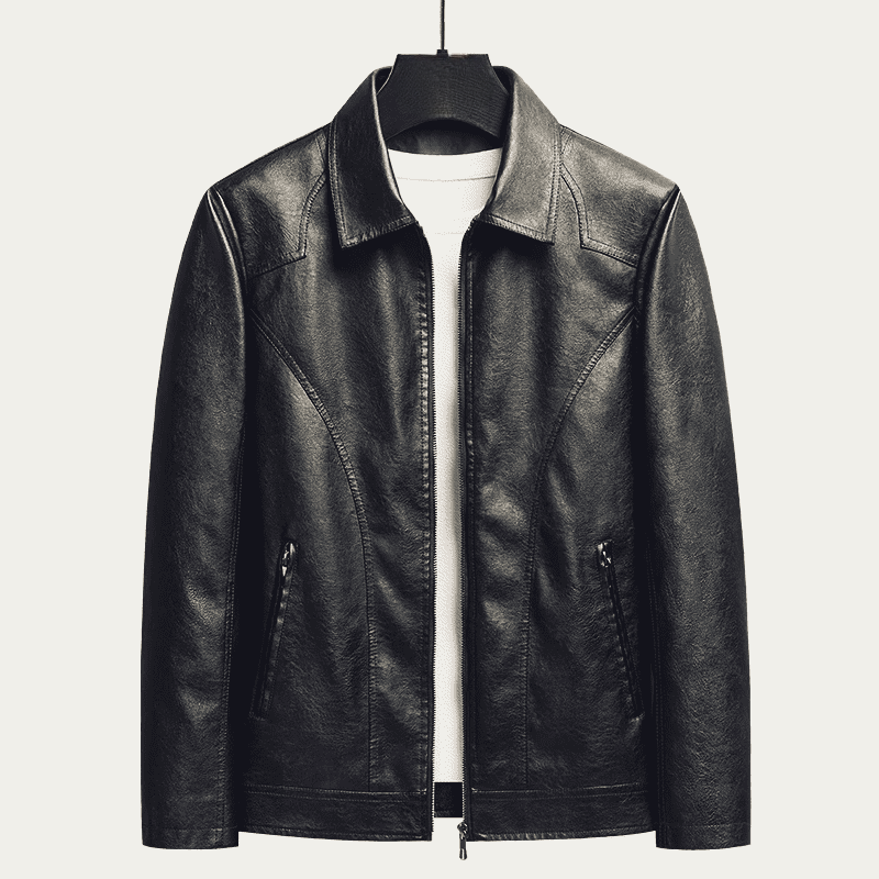 Klassische und elegante Lederjacke für Herren