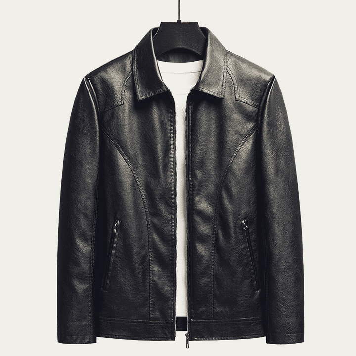 Klassische und elegante Lederjacke für Herren