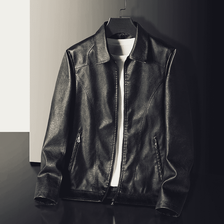 Klassische und elegante Lederjacke für Herren