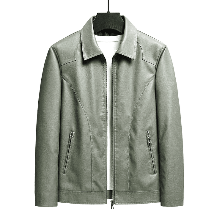 Klassische und elegante Lederjacke für Herren