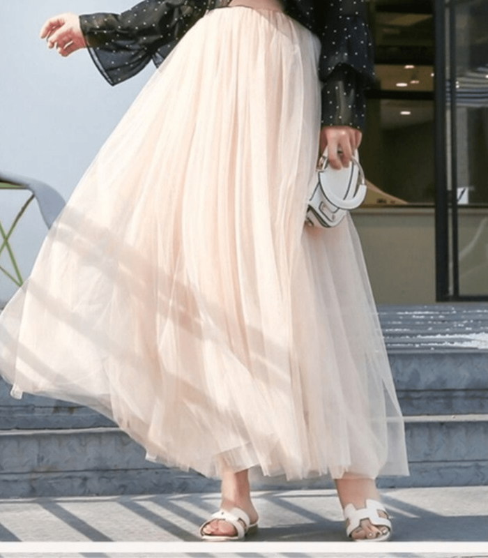 Gonna Lunga con Vita Alta per Donna - Elegante e Versatile per Ogni Occasione