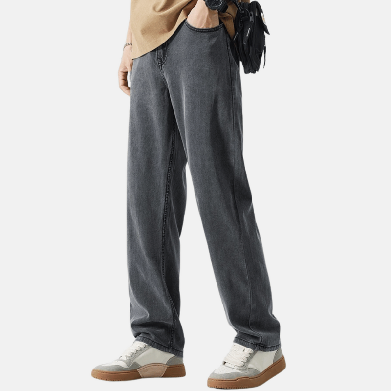 Herren Jeans Gerade Sommer Atmungsaktiv aus Lyocell - Erhältlich in verschiedenen Größen und Farben