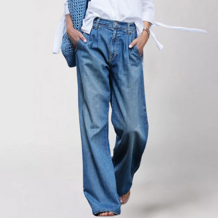 Jeans a Gamba Larga da Donna 0