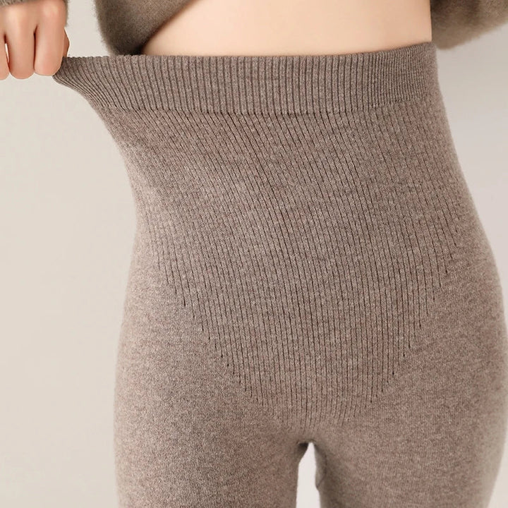 Leggings Donna in Cashmere Morbidi e Aderenti Alta Vita per Comfort e Stile 6