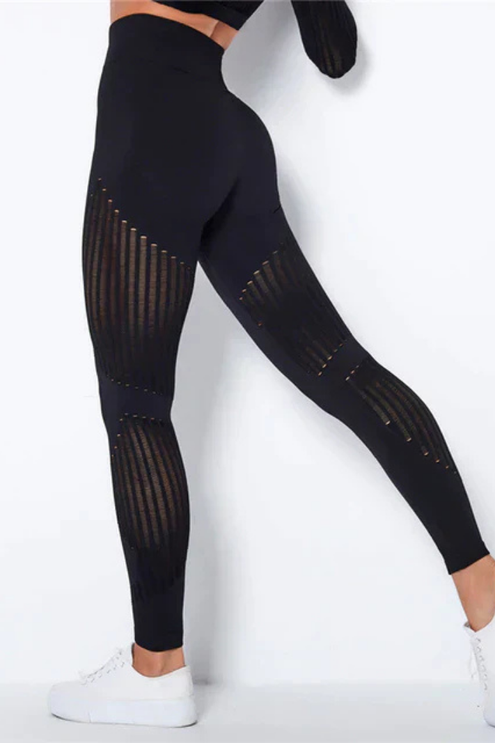 Leggings da Palestra Push-up Compressivi Anticellulite da Donna 1