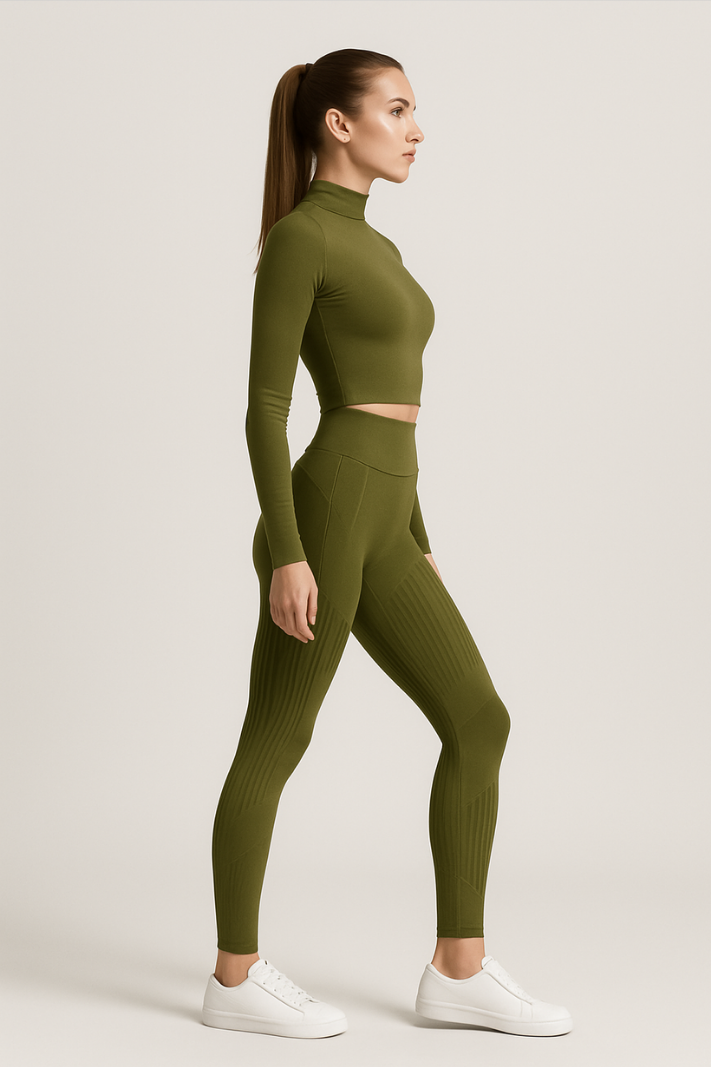 Leggings da Palestra Push-up Compressivi Anticellulite da Donna 2