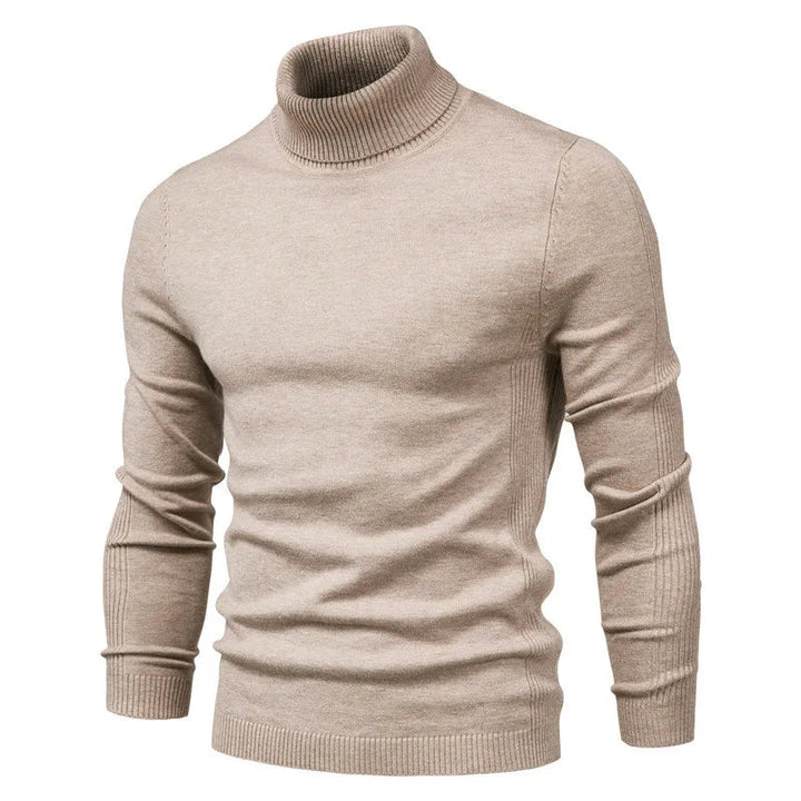 Maglia Uomo Slim Fit Dolcevita a Maniche Lunghe per Autunno/Inverno 0