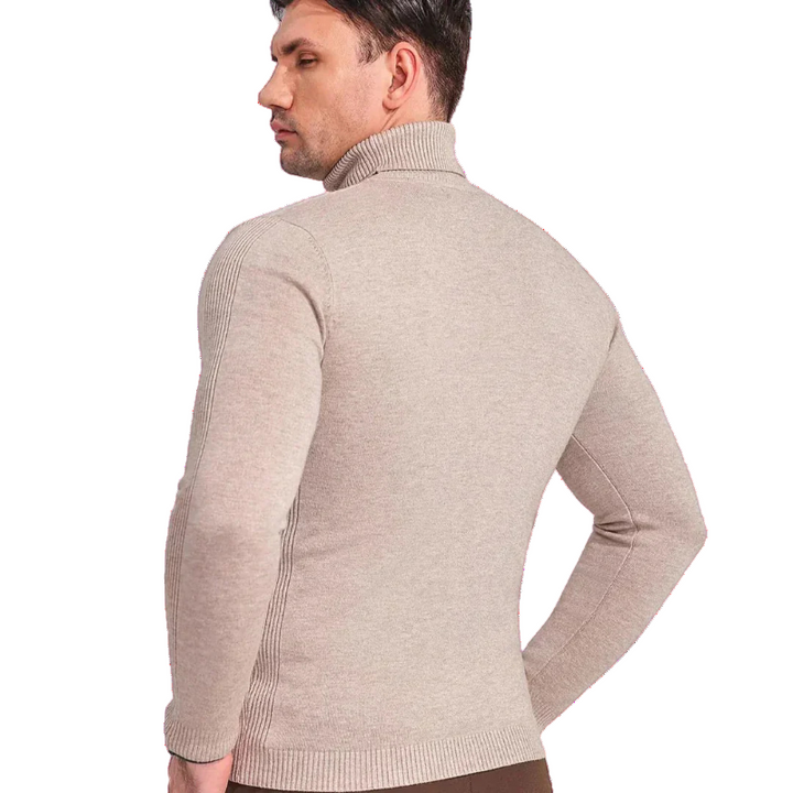 Maglia Uomo Slim Fit Dolcevita a Maniche Lunghe per Autunno/Inverno 7