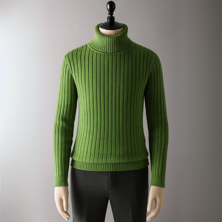 Herren Langarm Rollkragenpullover für die kalten Jahreszeiten