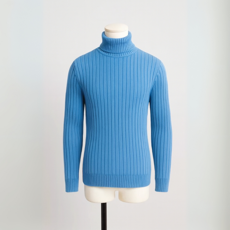 Herren Langarm Rollkragenpullover für die kalten Jahreszeiten