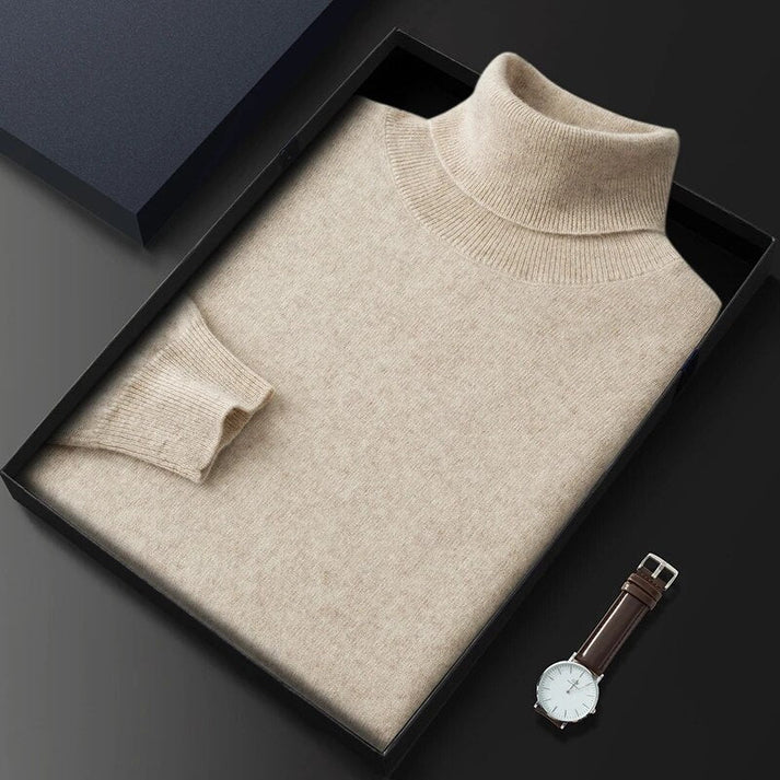 Herren Rollkragenpullover eleganter für die Alltagskleidung | Klassisch
