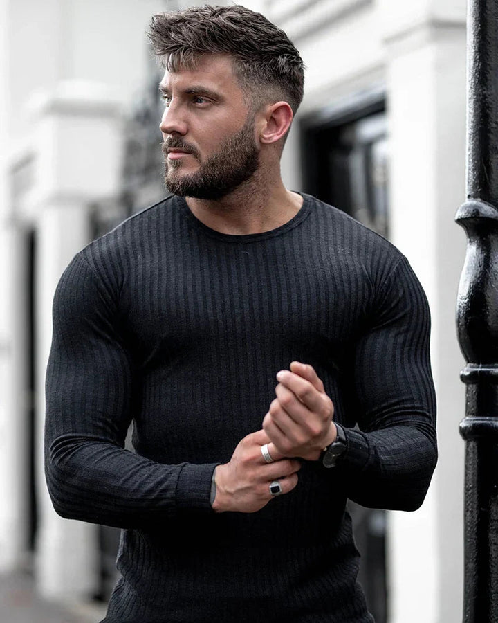Eleganter Slim-Fit-Pullover für einen lässigen Stil