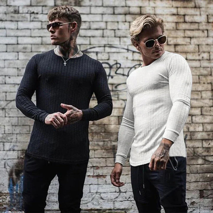 Eleganter Slim-Fit-Pullover für einen lässigen Stil