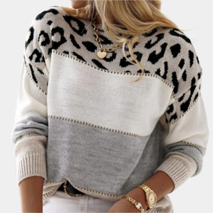 Maglione Donna Comfortevole in Poliestere, Stile Moderno, Facile Manutenzione - Disponibile in Beige e Rosa, Taglie S-3XL 1