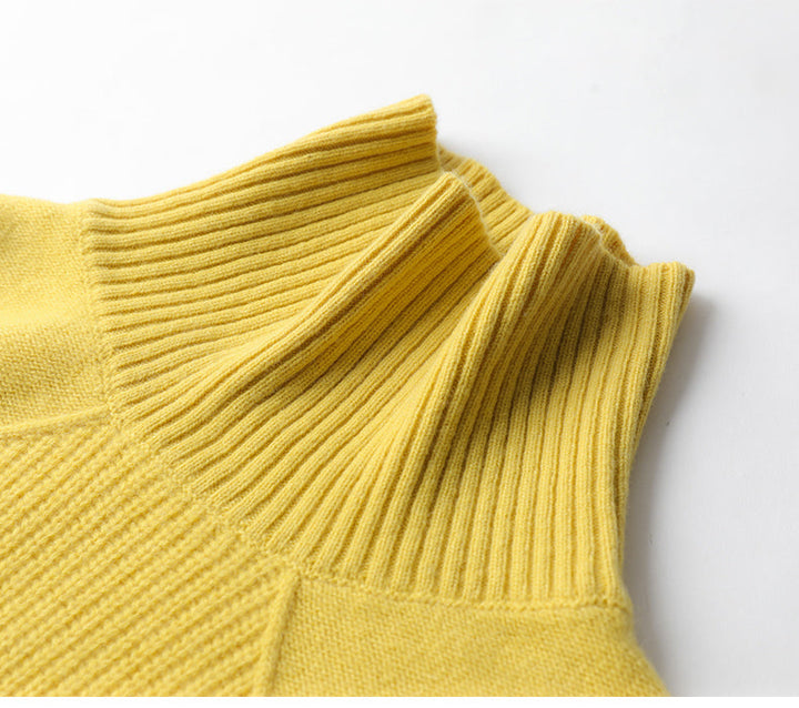 Eleganter Rollkragenpullover für Damen, umhüllend für einen lässigen und anspruchsvollen Stil