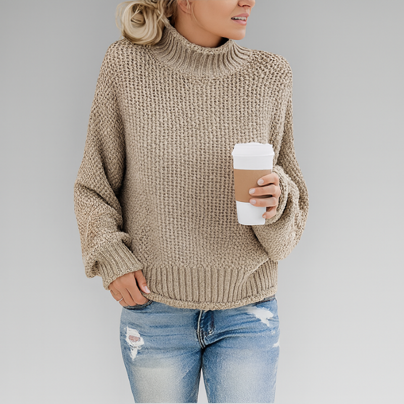 Maglione Donna Elegante Invernale in Acrilico con Dettagli Raffinati - Stile per Ogni Occasione