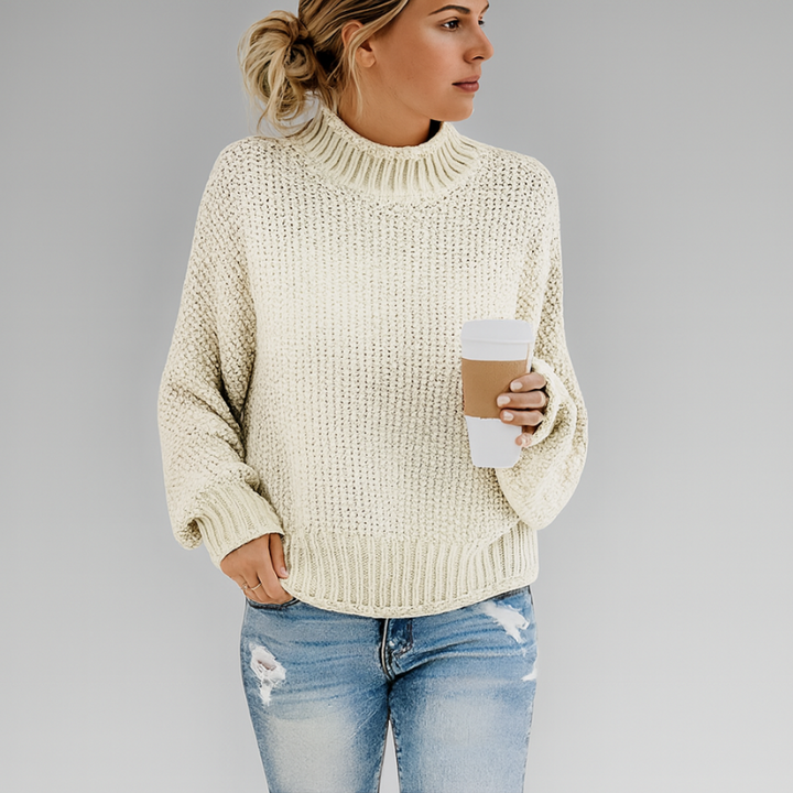 Maglione Donna Elegante Invernale in Acrilico con Dettagli Raffinati - Stile per Ogni Occasione