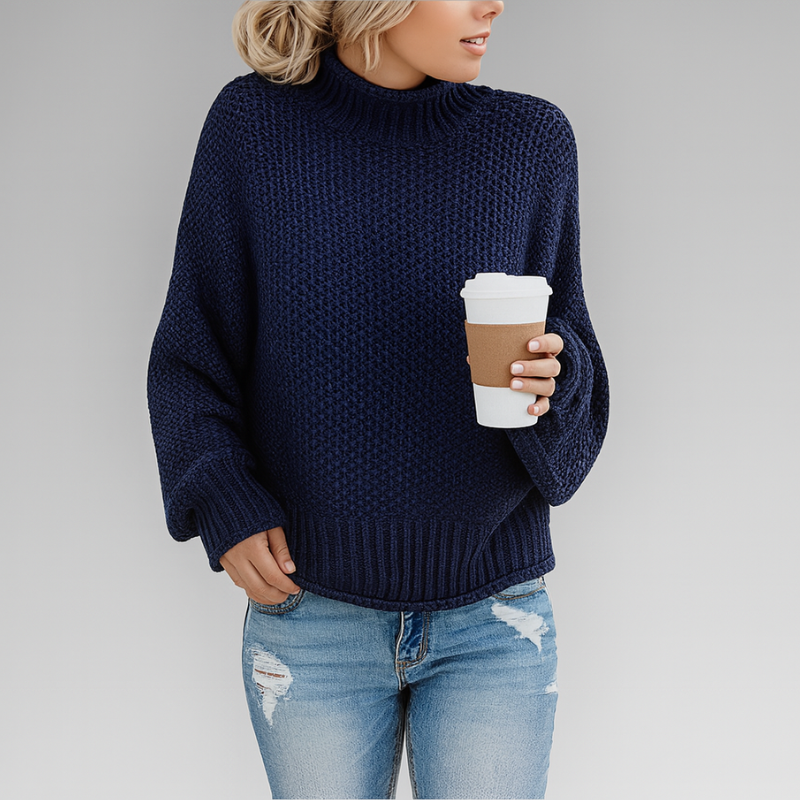 Maglione Donna Elegante Invernale in Acrilico con Dettagli Raffinati - Stile per Ogni Occasione