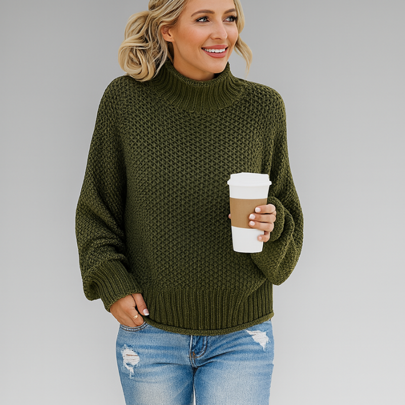 Maglione Donna Elegante Invernale in Acrilico con Dettagli Raffinati - Stile per Ogni Occasione