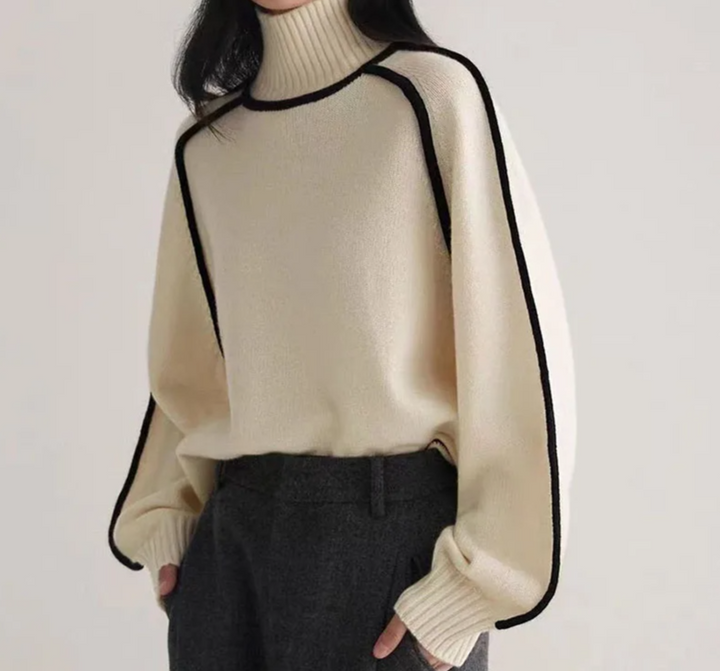 Maglione Donna Elegante e Confortevole in Tessuto di Alta Qualità – Dolcevita Versatile per Ogni Occasione, Disponibile in S, M, L, XL 3