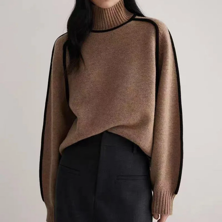Maglione Donna Elegante e Confortevole in Tessuto di Alta Qualità – Dolcevita Versatile per Ogni Occasione, Disponibile in S, M, L, XL 5