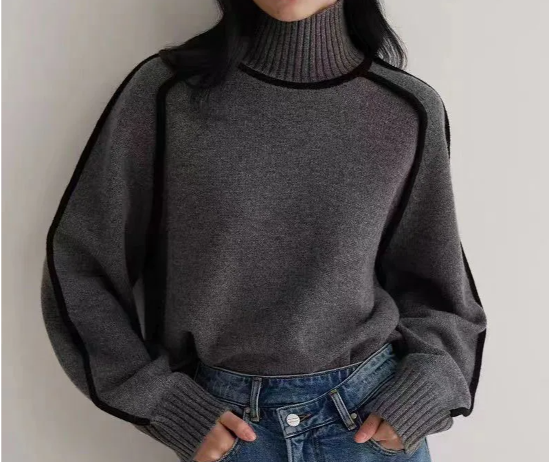 Maglione Donna Elegante e Confortevole in Tessuto di Alta Qualità – Dolcevita Versatile per Ogni Occasione, Disponibile in S, M, L, XL 6