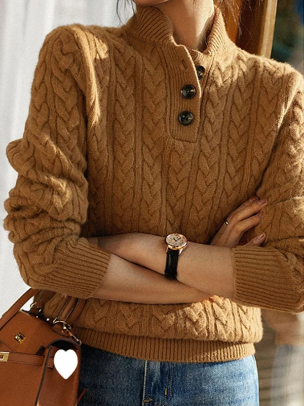 Maglione Donna a Collo Alto Elegante e Versatile per Ogni Occasione 0