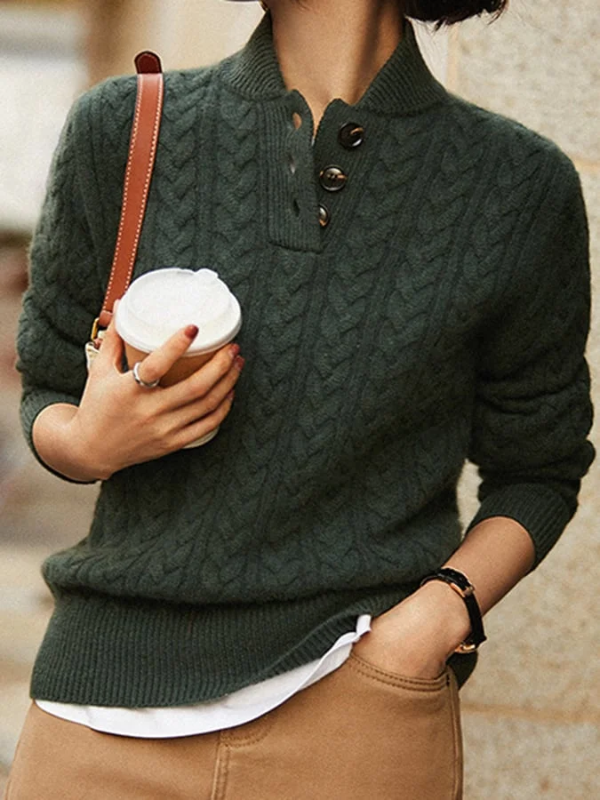 Maglione Donna a Collo Alto Elegante e Versatile per Ogni Occasione 3