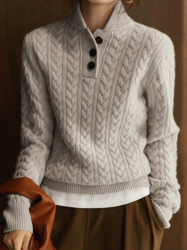 Maglione Donna a Collo Alto Elegante e Versatile per Ogni Occasione 5