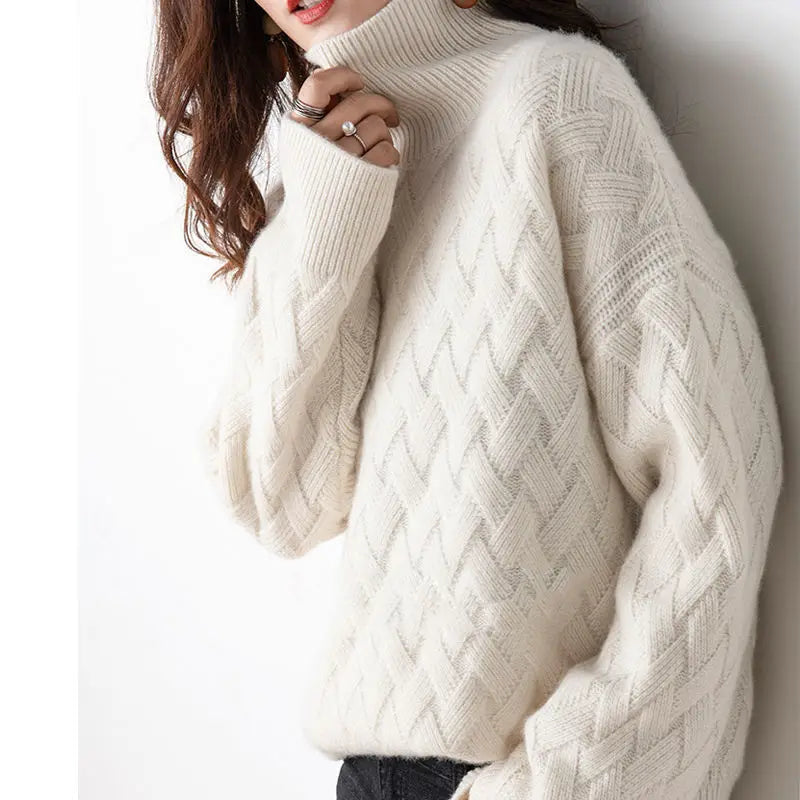 Maglione Donna in Cashmere Ampio e Morbido per Comfort e Stile 2
