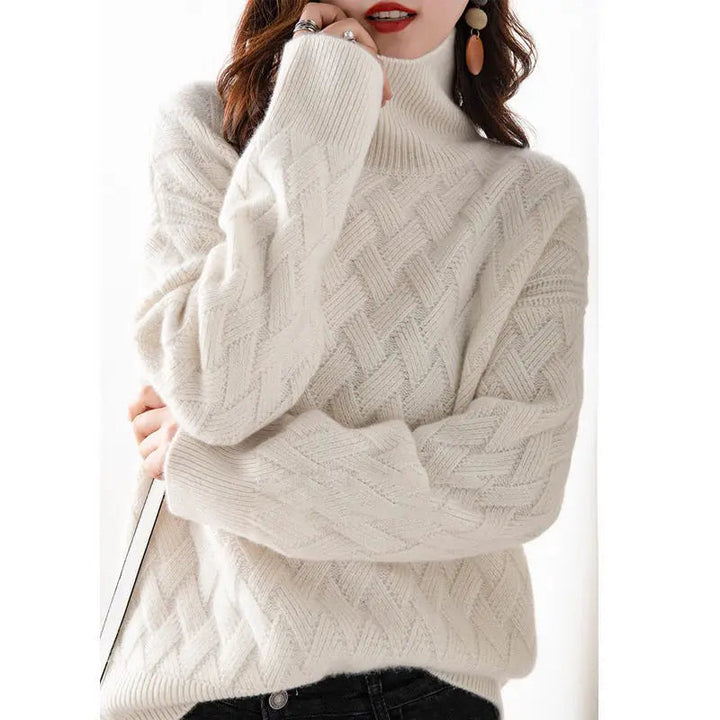 Maglione Donna in Cashmere Ampio e Morbido per Comfort e Stile 6