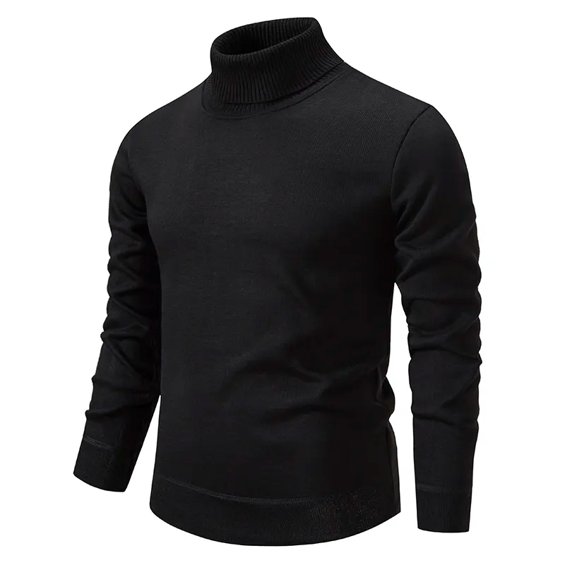 Herrenpullover mit klassischem, elegantem Stehkragen - vielseitiger Pullover für jede Gelegenheit