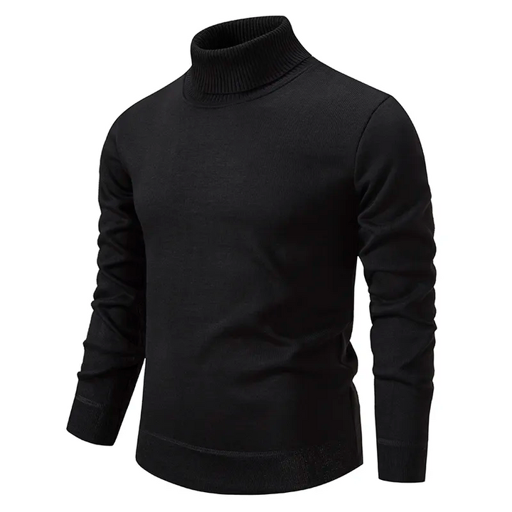 Herrenpullover mit klassischem, elegantem Stehkragen - vielseitiger Pullover für jede Gelegenheit