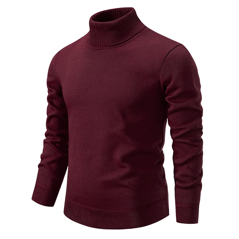 Herrenpullover mit klassischem, elegantem Stehkragen - vielseitiger Pullover für jede Gelegenheit