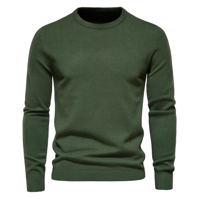 Maglione Uomo Elegante in Tessuto Morbido e Traspirante – Pullover Classico per Lavoro e Tempo Libero 2