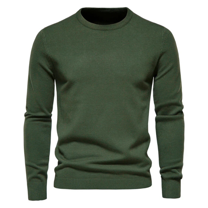Maglione Uomo Elegante in Tessuto Morbido e Traspirante – Pullover Classico per Lavoro e Tempo Libero 2
