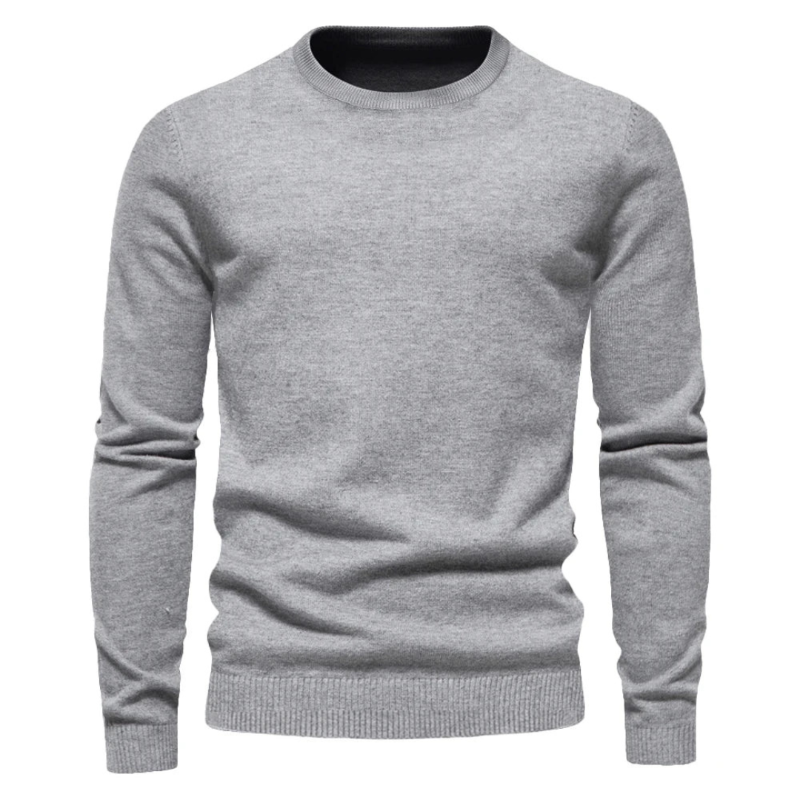 Maglione Uomo Elegante in Tessuto Morbido e Traspirante – Pullover Classico per Lavoro e Tempo Libero 4
