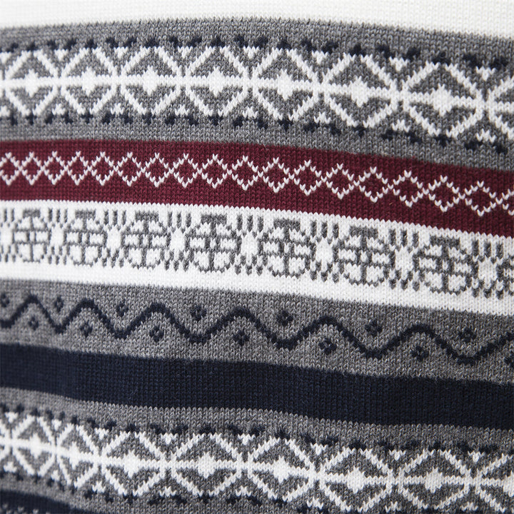 Maglione Uomo a Mezza Zip con Colletto Stand-Up, Comfort Invernale e Design Versatile 5