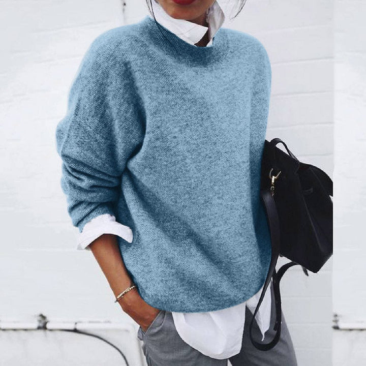 Maglione da Donna Elegante e Caldo con Maniche Lunghe e Scollo a V, Versatile per Ogni Occasione 1