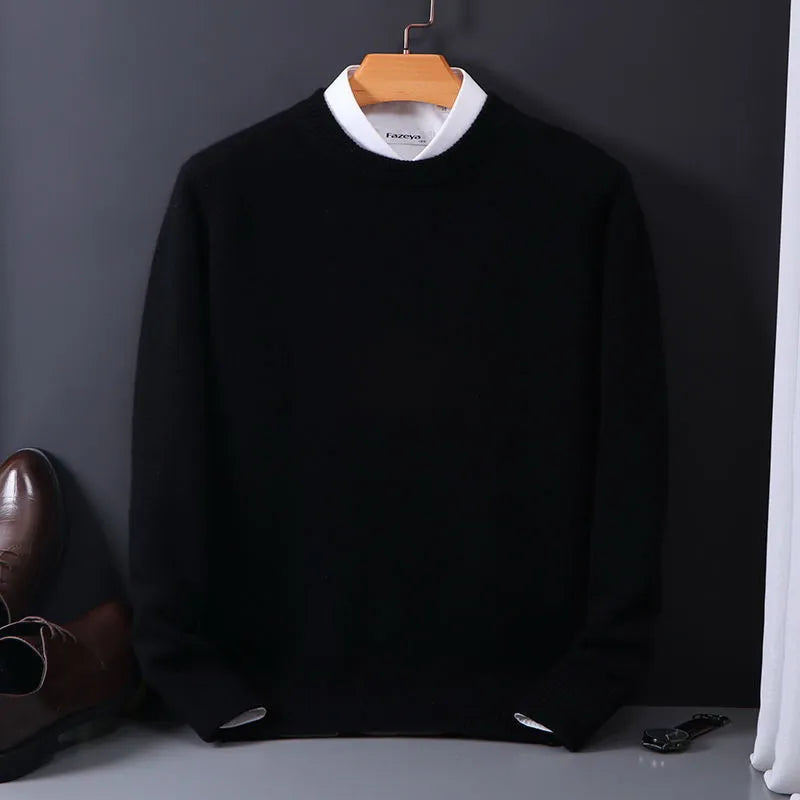 Maglione da Uomo Collo Alto in Cashmere, Maglioni Uomo Eleganti per Ogni Occasione, Pullover Uomo Lunga Manica 0