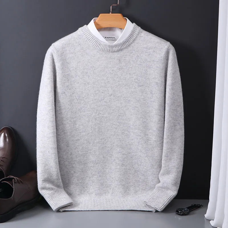 Maglione da Uomo Collo Alto in Cashmere, Maglioni Uomo Eleganti per Ogni Occasione, Pullover Uomo Lunga Manica 1
