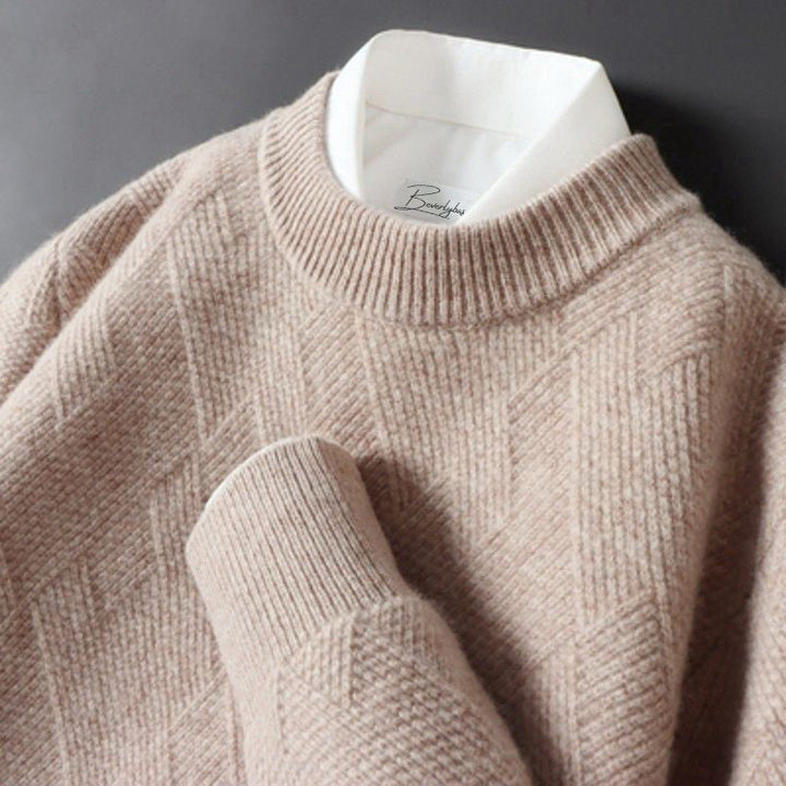 Maglione da Uomo Elegante in Vari Colori, Pullover in Lana Morbida con Design Classico e Comfort Superiore 2