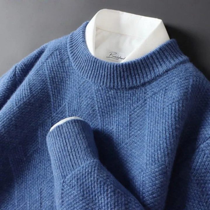 Maglione da Uomo Elegante in Vari Colori, Pullover in Lana Morbida con Design Classico e Comfort Superiore 4