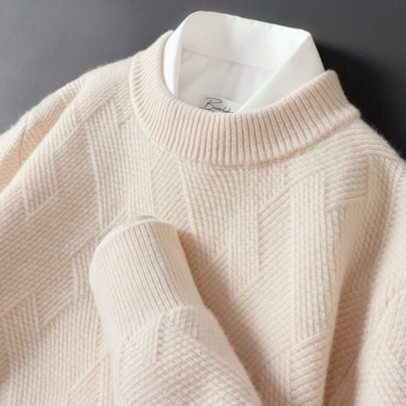 Maglione da Uomo Elegante in Vari Colori, Pullover in Lana Morbida con Design Classico e Comfort Superiore 5